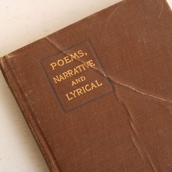 Vintage 1910s Book,"Poems, Narrative and Lyrical, Required for College Entrance" - Picture 2 of 10